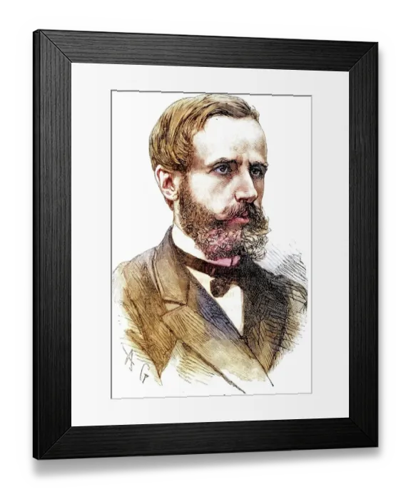 Framed Print : Raymond Gaston Plante (1834-1889) French physicist who invented the first accumulator or electric battery in 1859 Framed Print : Raymond Gaston Plante (1834-1889) French physicist who invented the first accumulator or electric battery in 1859
