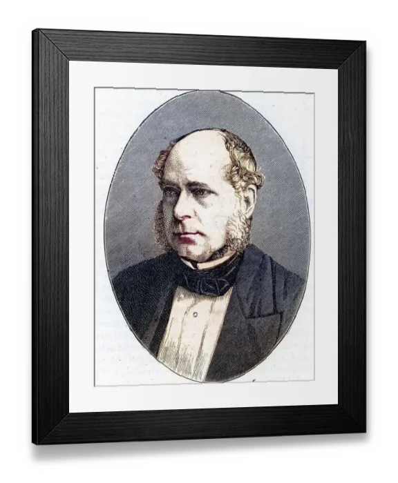 Framed Print : Henry Bessemer (1813-1893) English engineer