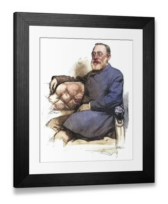 Framed Print : Rudolph Virchow (1821-1902) German pathologist and founder of cellular pathology Framed Print : Rudolph Virchow (1821-1902) German pathologist and founder of cellular pathology