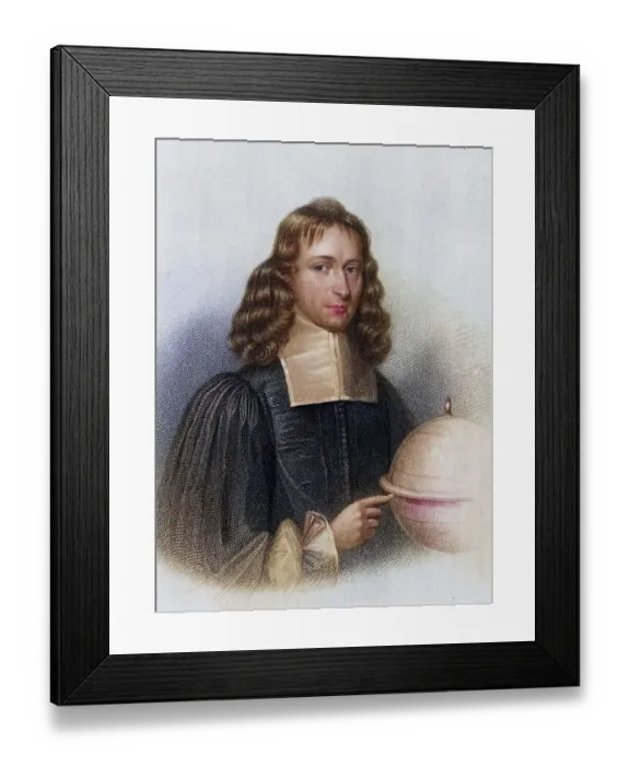 Framed Print : James Gregory (1638-75) Scottish mathematician