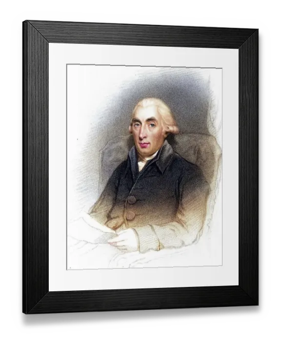 Framed Print : Joseph Black (1728-1799) Scottish chemist