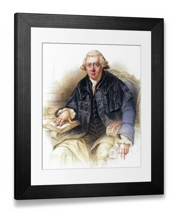 Framed Print : John Gregory (1724-1773) Scottish physician