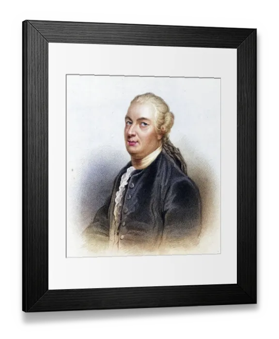 Framed Print : James Bruce of Kinnaird (1730-1805) Scottish traveller and writer