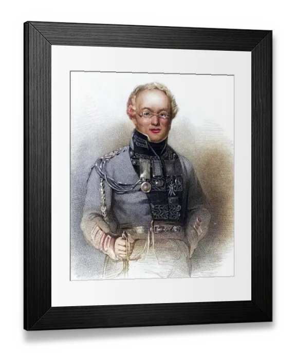 Framed Print : David Stewart of Garth (1772-1829) Scottish soldier and author
