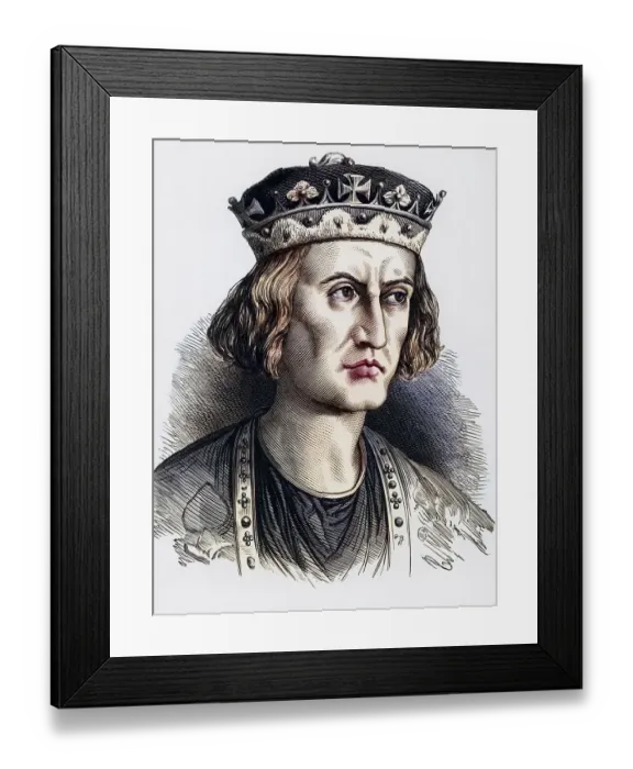 Framed Print : William II called Rufus (the Red) (1056-1100)