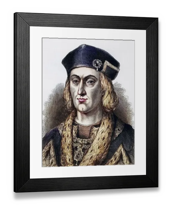 Framed Print : Henry VII (1457-1509) first Tudor king of England from 1485