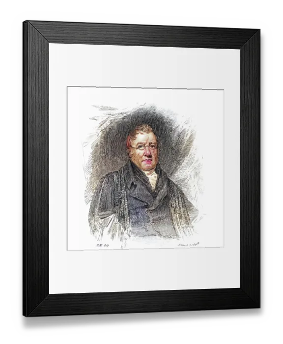 Framed Print : John Playfair (1748-1819) mathematician and geologist