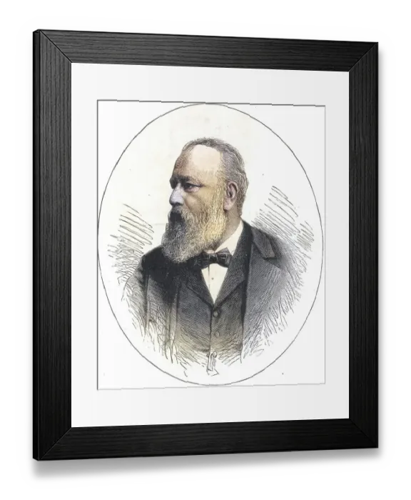 Framed Print : Theodor Billroth (1829-94) Austrian surgeon