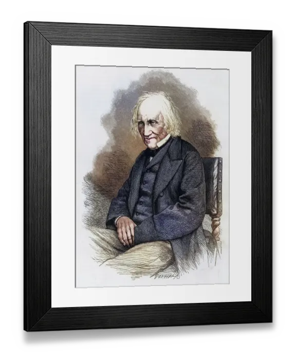 Framed Print : Charles Knight (1791-1873) English author and publisher of cheap illustrated books and periodicals