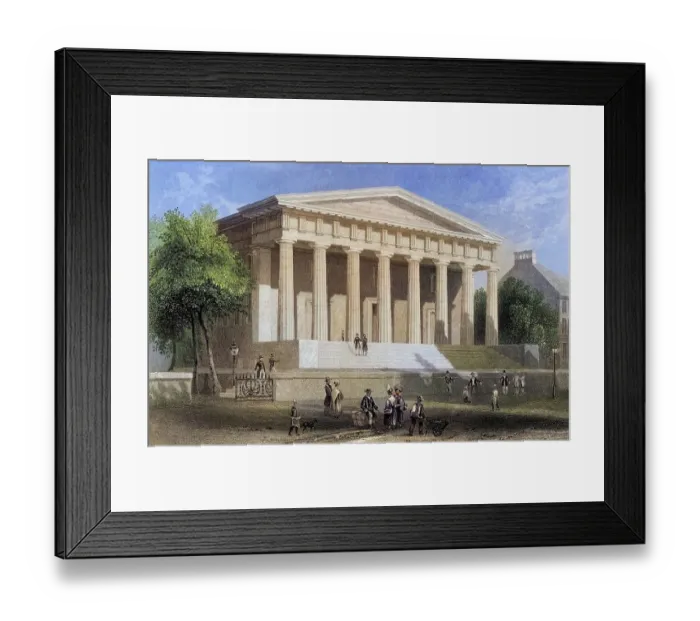 Framed Print : The Bank of the United States of America Philadelphia USA