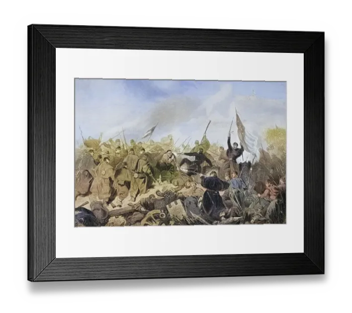 Framed Print : Capture of Fort Donelson in Tennessee 1862 Framed Print : Capture of Fort Donelson in Tennessee 1862