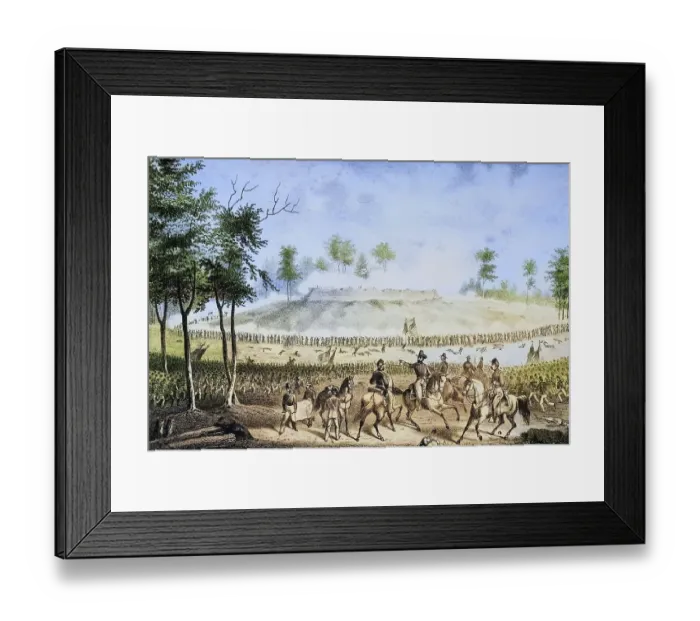 Framed Print : Battle of Chapins Farm Virginia 1864 Framed Print : Battle of Chapins Farm Virginia 1864