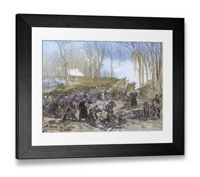 Framed Print : Battle of Mill Creek, Kentucky 1862 Framed Print : Battle of Mill Creek, Kentucky 1862