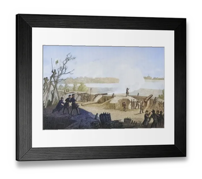 Framed Print : Siege of Yorktown, Virginia 1862 Framed Print : Siege of Yorktown, Virginia 1862