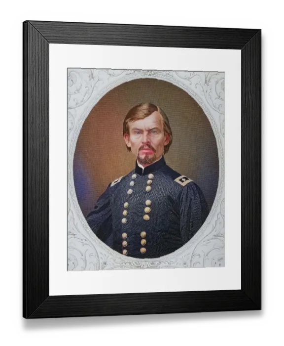 Framed Print : Franz Sigel, 1824 to 1902, Union General in the Civil War Framed Print : Franz Sigel, 1824 to 1902, Union General in the Civil War