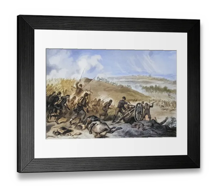 Framed Print : Battle of Gettysburg, Pennsylvania Framed Print : Battle of Gettysburg, Pennsylvania