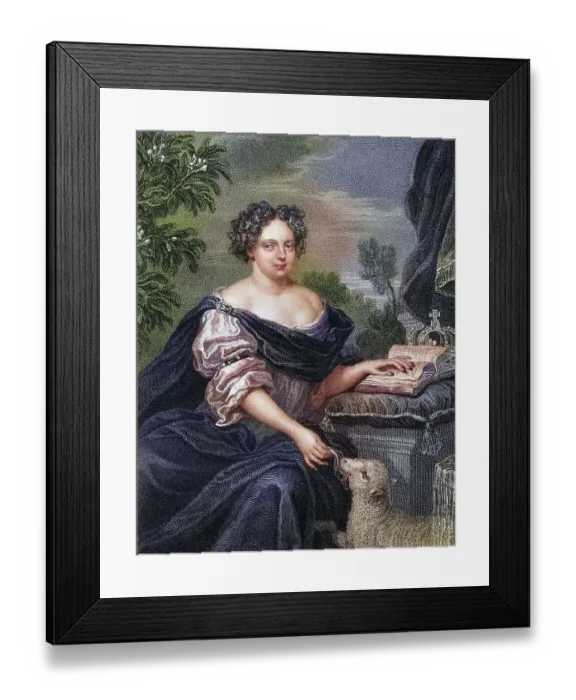 Framed Print : Catherine of Braganza 1638-1705