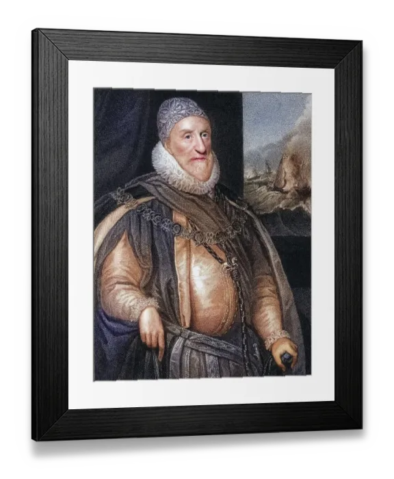 Framed Print : Charles Howard, 1st Earl of Nottingham