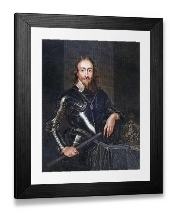 Framed Print : Charles I, 1600-1649, King of England Framed Print : Charles I, 1600-1649, King of England