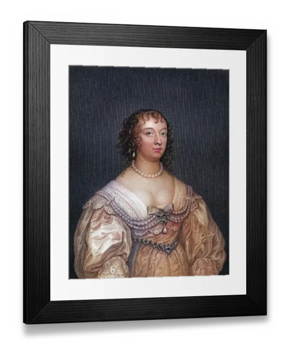 Framed Print : Charlotte de la Tremouille Countess of Derby
