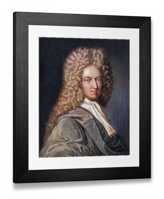 Framed Print : Daniel Defoe 1660, 1731. English novelist and journalist Framed Print : Daniel Defoe 1660, 1731. English novelist and journalist