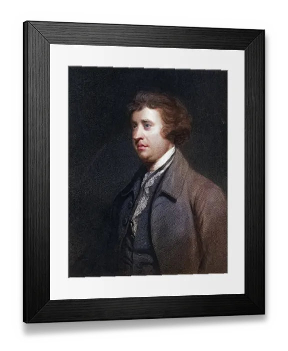 Framed Print : Edmund Burke 1729-1797, British statesman