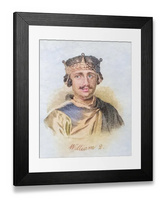 Framed Print : William II Rufus the Red 1087-1100 King of England