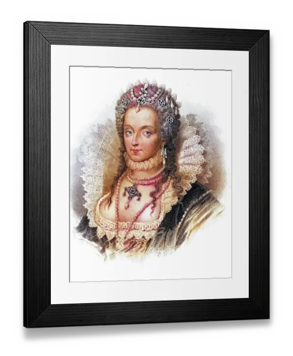 Framed Print : Elizabeth I, 1533-1603 Queen of England 1558-1603