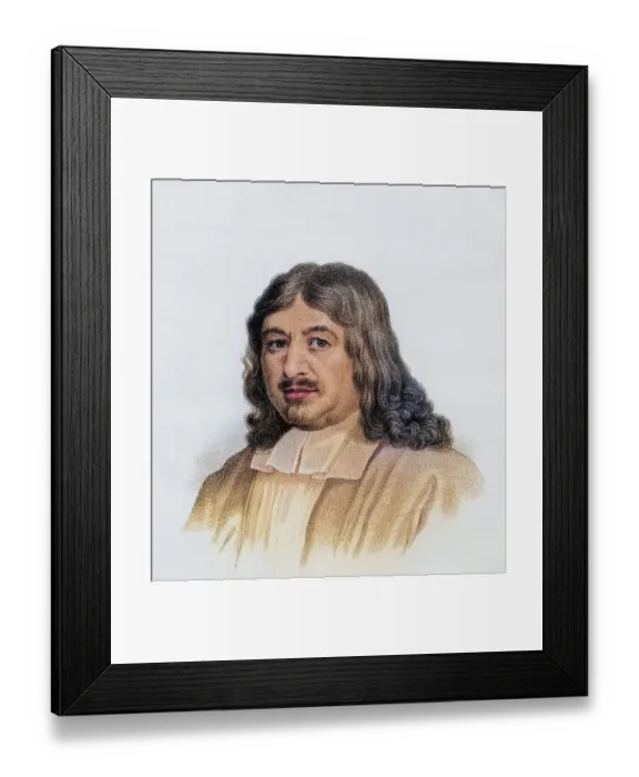 Framed Print : John Bunyan, 1628-1688, author of The Pilgrim's Progress