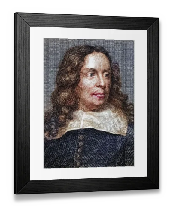 Framed Print : John Thurloe, 1616-1668, English Secretary of State during Cromwell's Protectorate
