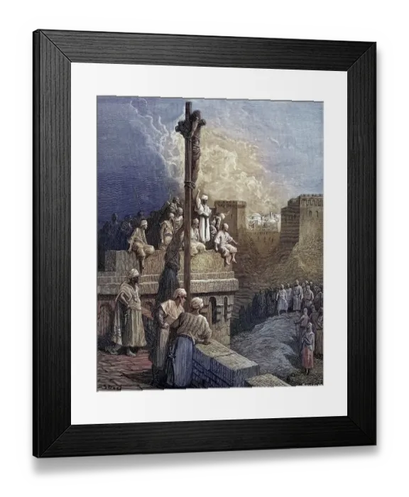 Framed Print : Gerard of Avesnes exposed on the walls of Arsuf First Crusade1096 1146 Framed Print : Gerard of Avesnes exposed on the walls of Arsuf First Crusade1096 1146