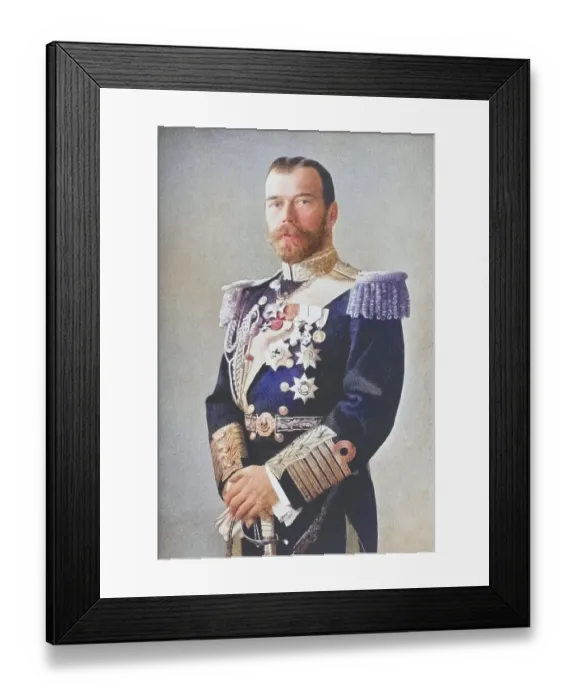 Framed Print : The Tsar Nicholas II of Russia 1868-1918 Framed Print : The Tsar Nicholas II of Russia 1868-1918