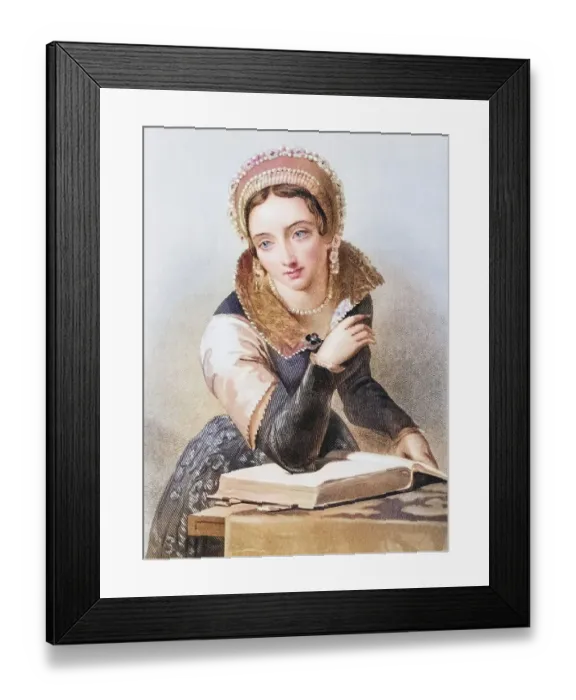 Framed Print : Joan of Navarre, ca. 1370-1437 Framed Print : Joan of Navarre, ca. 1370-1437