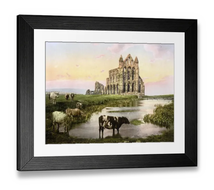 Framed Print : Whitby Abbey, Whitby Abbey, a former monastery in Whitby