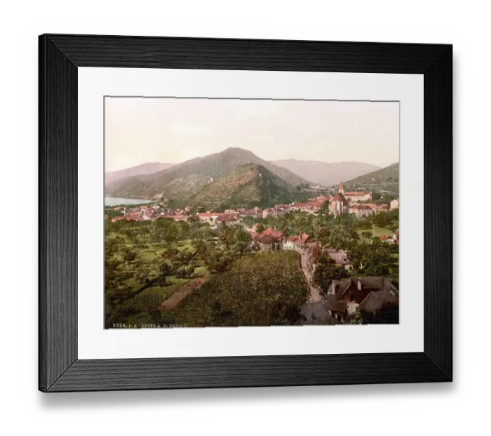 Framed Print : Spitz, a municipality in the Wachau