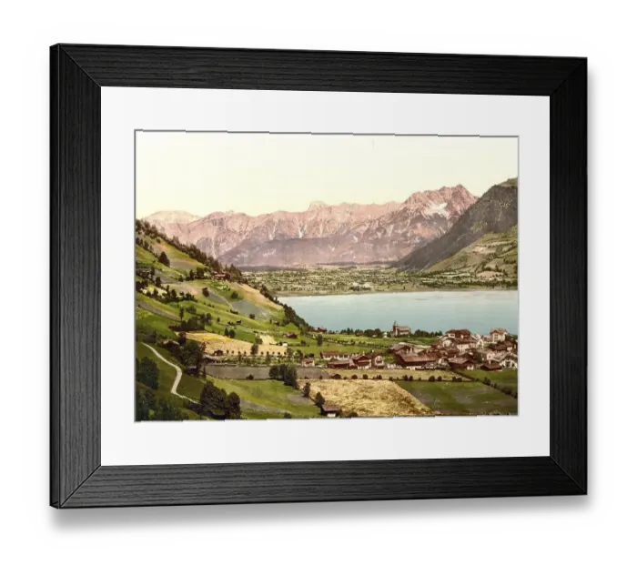 Framed Print : Zell am See against the Steinernes Meer