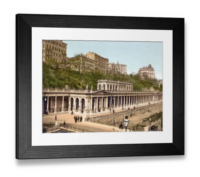 Framed Print : The Muhl Spring, Karlovy Vary, Czech Republic