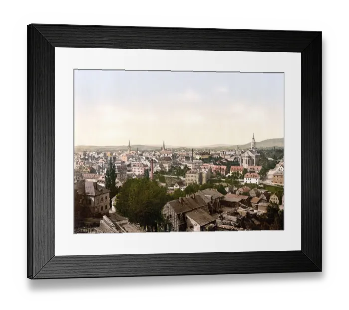 Framed Print : Liberec, Reichenberg, Bohemia, Czech Republic