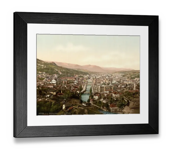 Framed Print : Sarajevo, Sarajevo, Bosnia, c. 1890