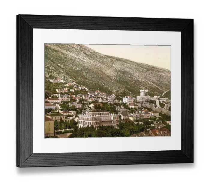 Framed Print : The Hotel Imperia in Ragusa, now Dubrovnik
