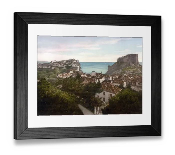 Framed Print : View from the Hotel Imperia in Ragusa