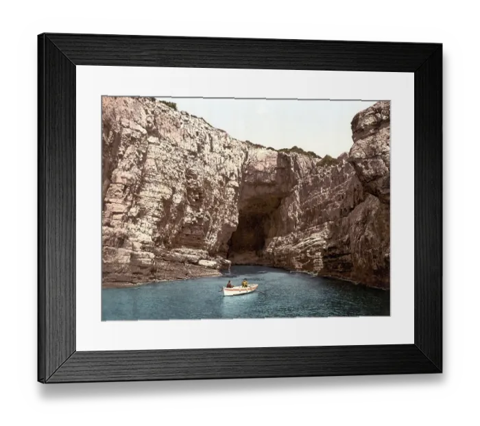 Framed Print : The Lacroma Cave, Ragusa, today Dubrovnik Framed Print : The Lacroma Cave, Ragusa, today Dubrovnik