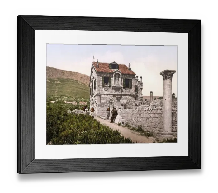 Framed Print : The Tusculum, Salona, Dalmatia