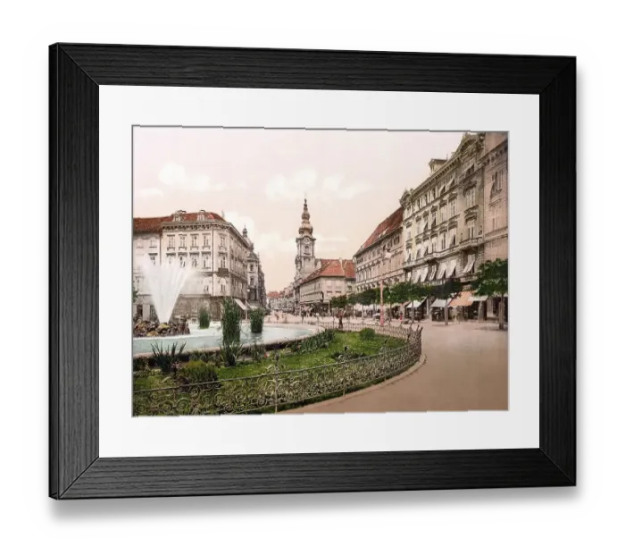 Framed Print : Herrengasse, Graz, Styria, formerly Austro-Hungary Framed Print : Herrengasse, Graz, Styria, formerly Austro-Hungary