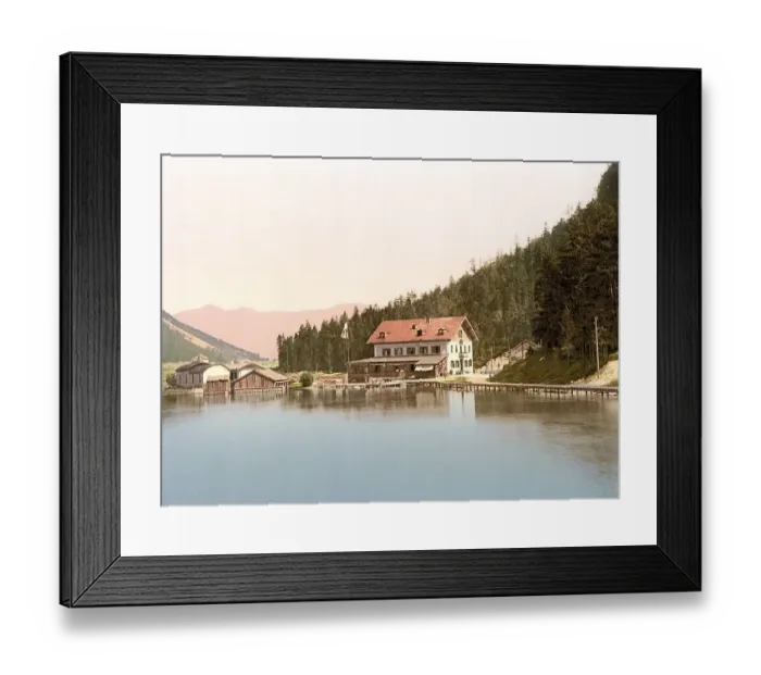 Framed Print : Lake Achensee, Seepitz, Tyrol, formerly Austro-Hungary Framed Print : Lake Achensee, Seepitz, Tyrol, formerly Austro-Hungary