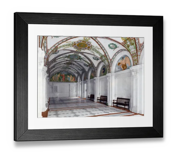 Framed Print : South Hall, entrance pavilion, Library of Congress