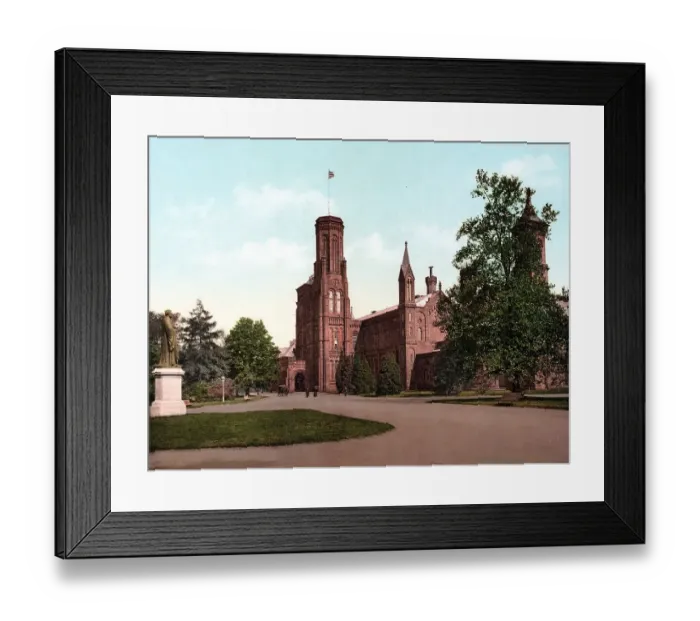 Framed Print : The Smithsonian Institution Building