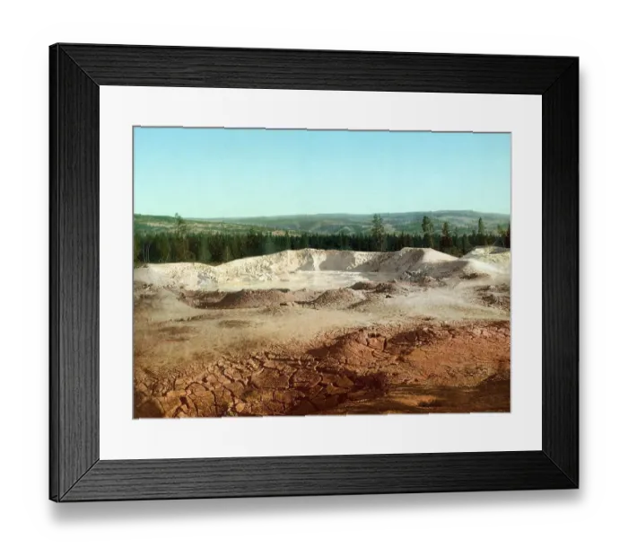 Framed Print : The Paint Pot, Yellowstone National Park Framed Print : The Paint Pot, Yellowstone National Park
