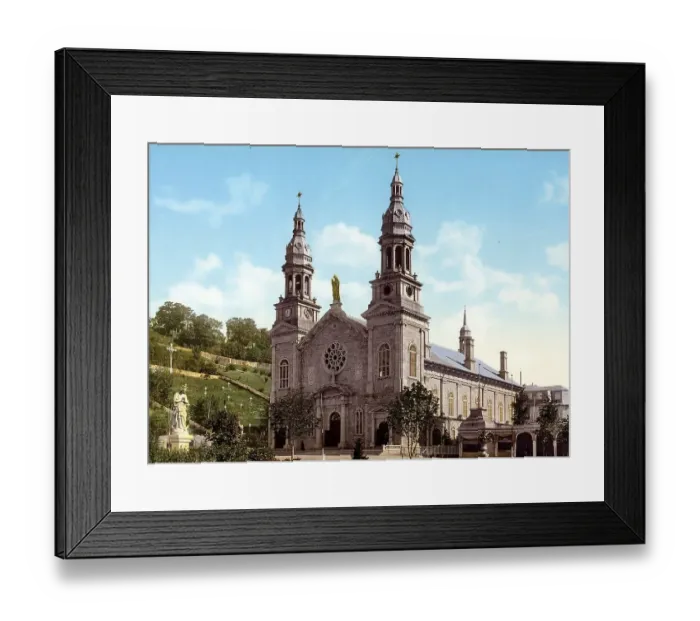Framed Print : Basilica Sainte-Anne-de-Beaupre Framed Print : Basilica Sainte-Anne-de-Beaupre