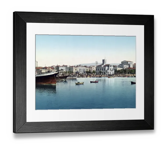 Framed Print : The harbour of Piraeus, Greece Framed Print : The harbour of Piraeus, Greece